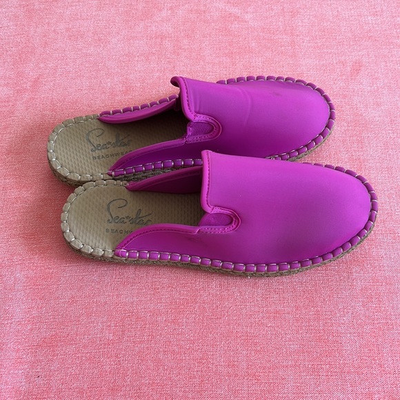 ⭐️Sea Star Beachwear Hot Pink Harbourside Mule sz. 7⭐️ - Picture 4 of 7